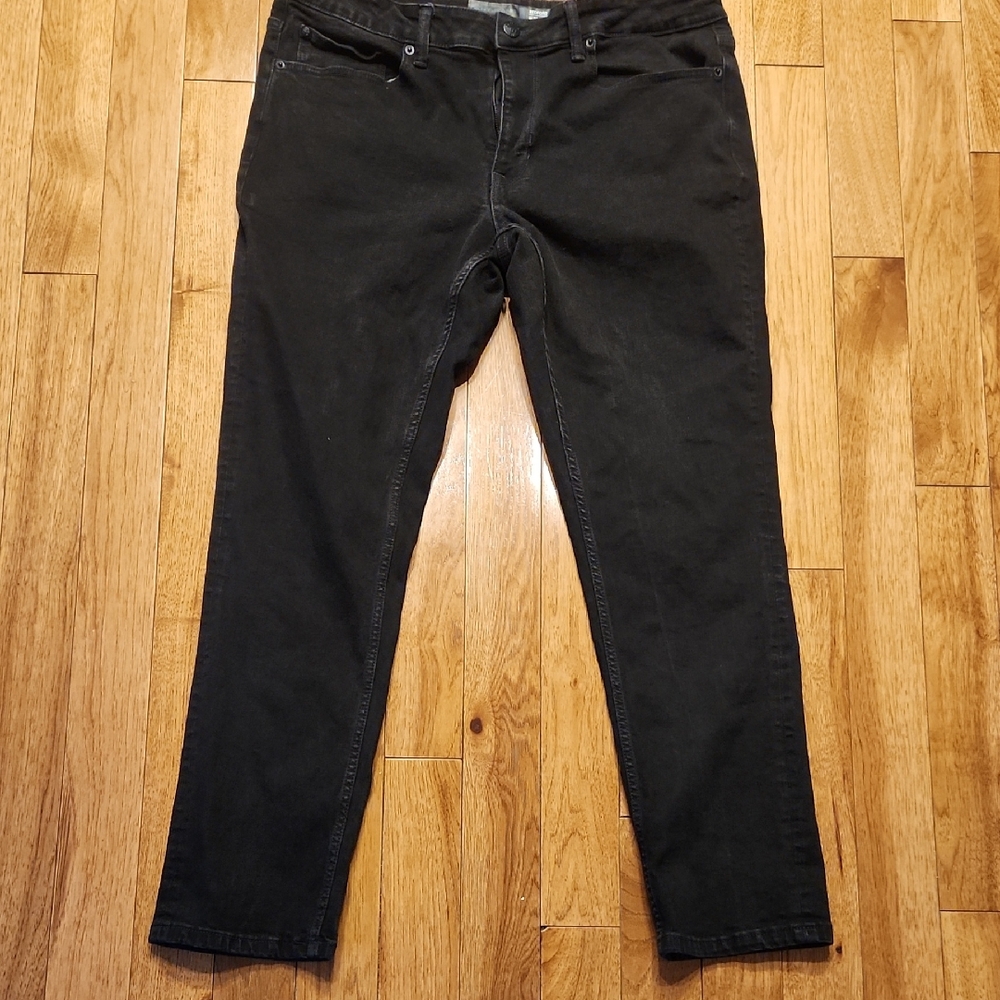 DKNY Charcoal Plus Size 36x32 Slim Jeans